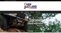 Desktop Screenshot of overland4wd.com.au