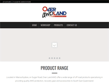 Tablet Screenshot of overland4wd.com.au
